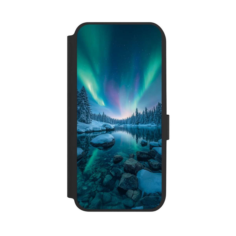 Galaxy A14 5G NIVOflip Nordlichter Glühen mit KI