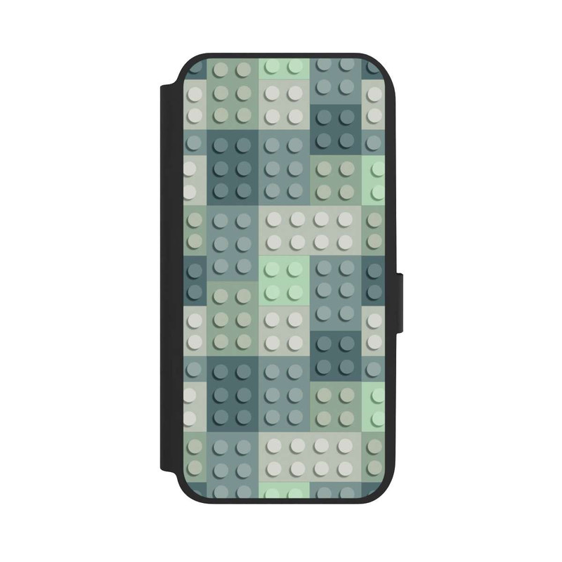 Galaxy A14 5G NIVOflip Green Blocks Pattern