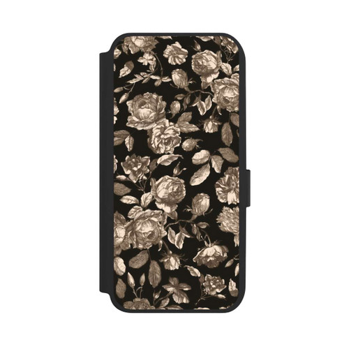 Samsung Galaxy A14 5G NIVOflip Leinwand dunkle Blumen