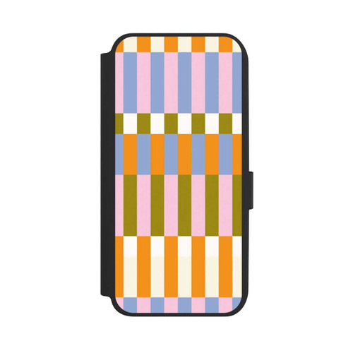 Samsung Galaxy A14 5G NIVOflip Thème à Carreaux Colorés et Audacieux