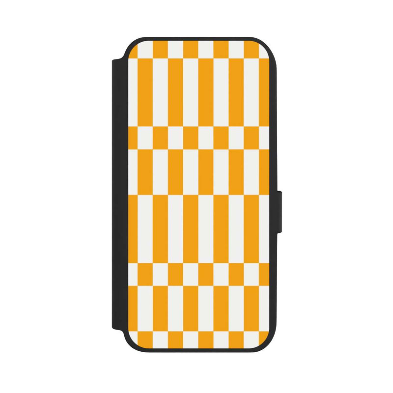 Galaxy A14 5G NIVOflip Checked Summer Pattern Bold Yellow