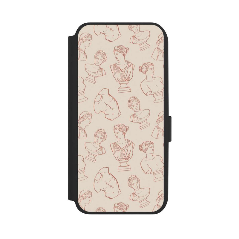 Galaxy A14 5G NIVOflip Greek Deco Busts Brown