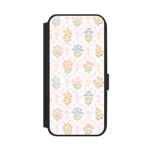 Samsung Galaxy A14 5G NIVOflip Vintage Frühlingsblumenstrauß im Cottagecore Stil