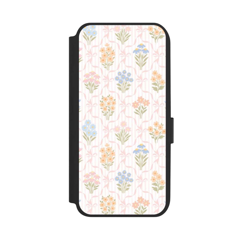 Galaxy A14 5G NIVOflip Vintage Frühlingsblumenstrauß im Cottagecore Stil