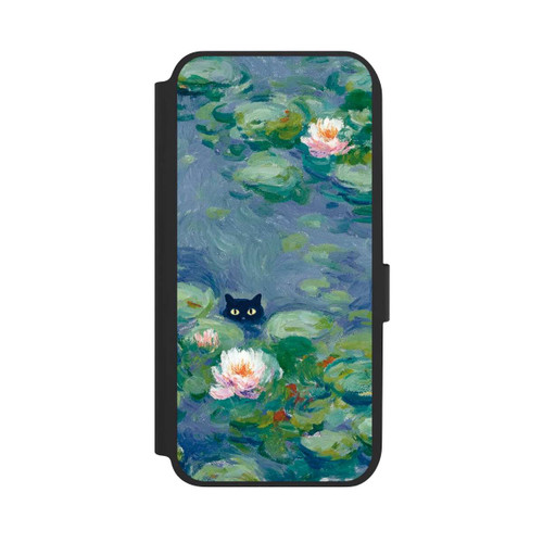 Samsung Galaxy A14 5G NIVOflip Katze im Teich Gemälde