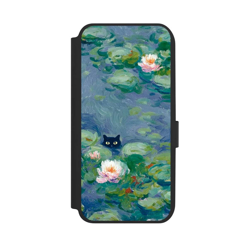 Galaxy A14 5G NIVOflip Katze im Teich Gemälde