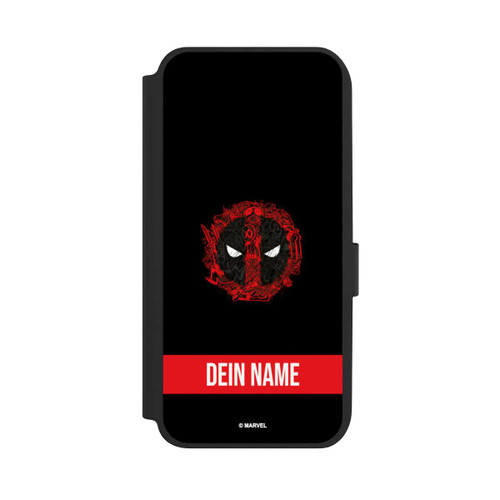 Samsung Galaxy A14 5G NIVOflip Deadpool Logo Personalisierbar