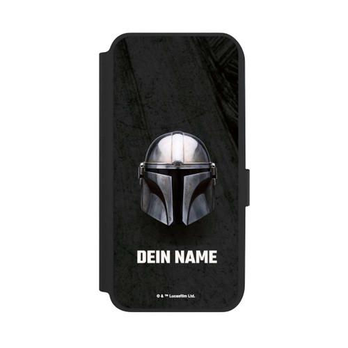 Samsung Galaxy A14 5G NIVOflip Star Wars Mandalorian Black Helmet Personalisierbar