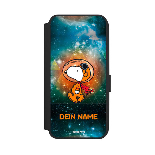 Samsung Galaxy A14 5G NIVOflip Snoopy Weltraumreisender Personalisierbar