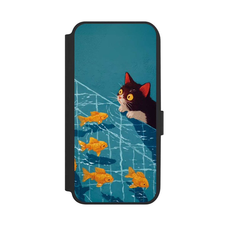 Galaxy A14 5G NIVOflip Cat in a Pool with AI