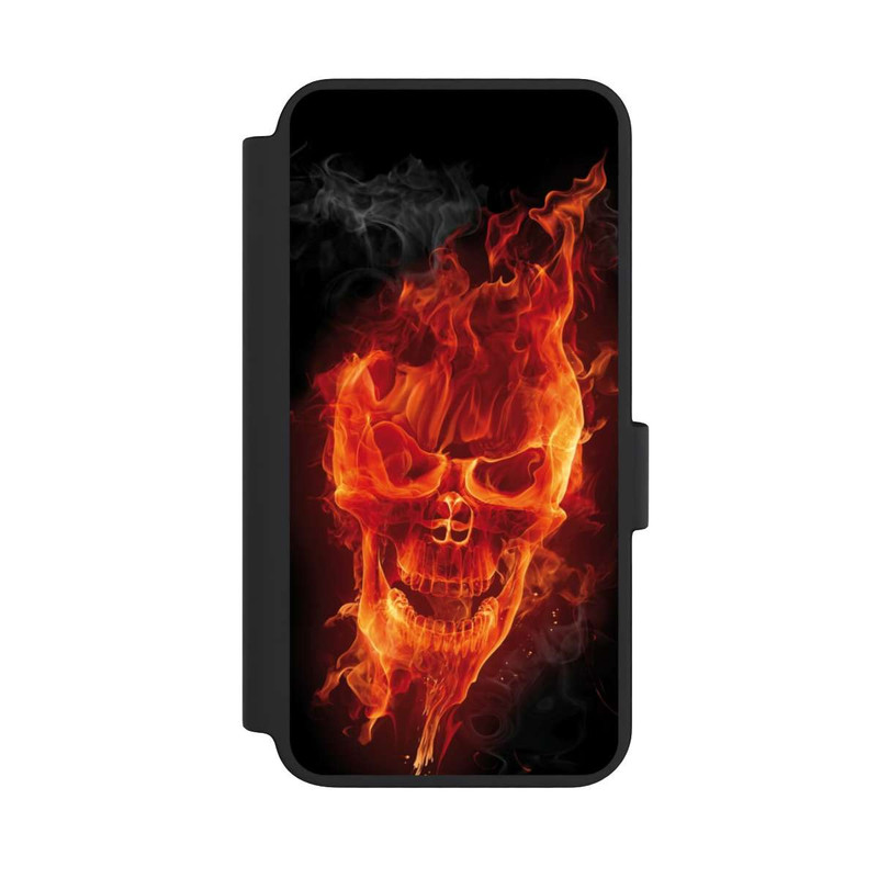 Galaxy S23 NIVOflip Crâne en Feu