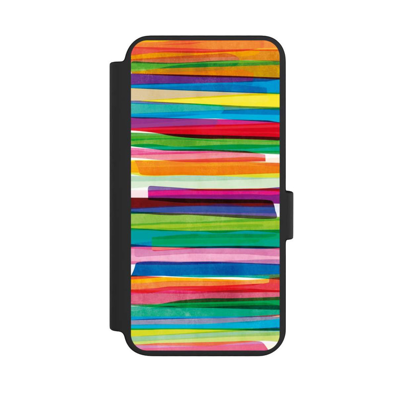 Galaxy S23 NIVOflip Rayures Colorées 1