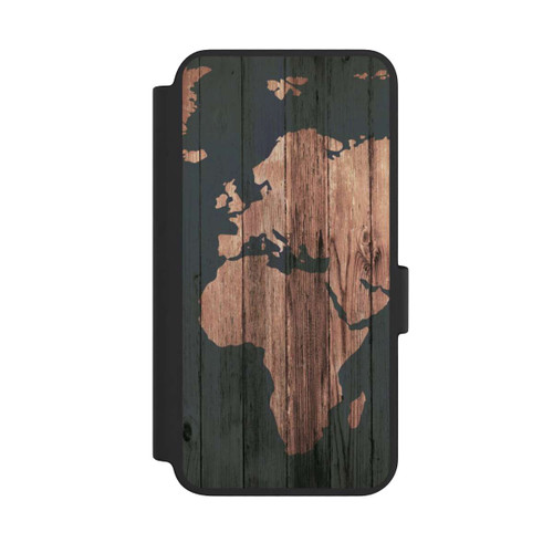 Samsung Galaxy S23 NIVOflip Wooden World Map