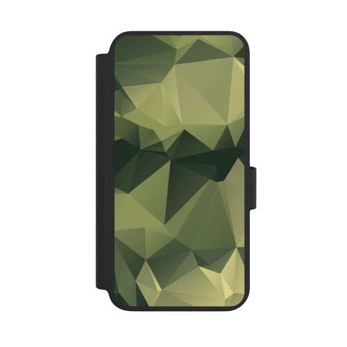 Samsung Galaxy S23 NIVOflip Polygonales Camouflage