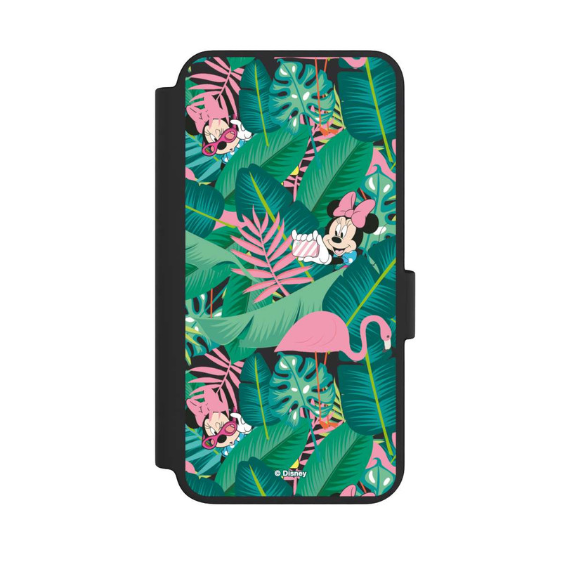 Galaxy S23 NIVOflip Minnie Summer Palmblätter ohne Hintergrund