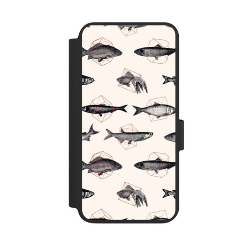 Samsung Galaxy S23 NIVOflip Fische in Geometrie