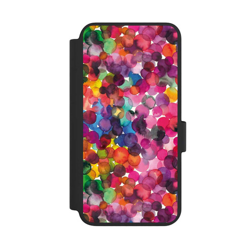 Samsung Galaxy S23 NIVOflip Überlappende Aquarellpunkte
