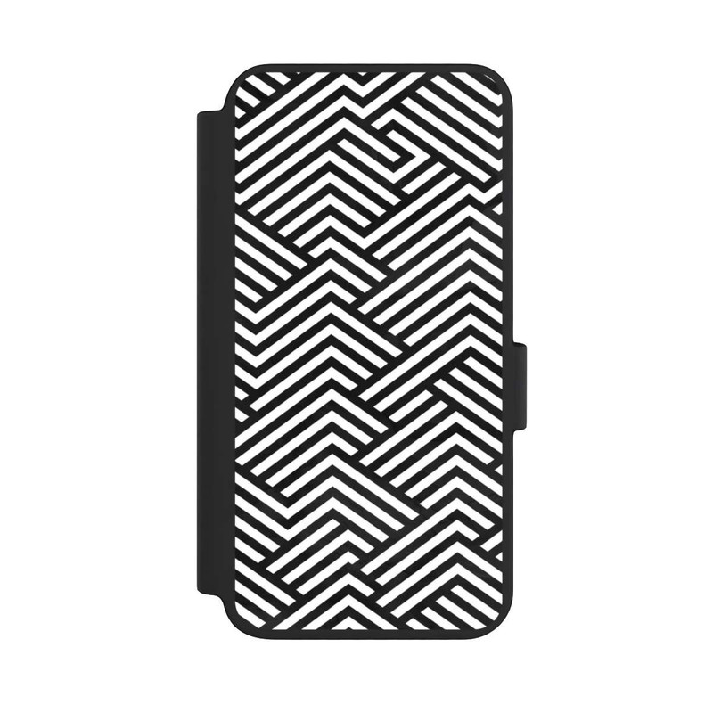 Galaxy S23 NIVOflip ZigZag noir et blanc