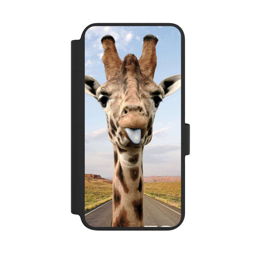 Samsung Galaxy S23 NIVOflip Giraffe auf der Straße