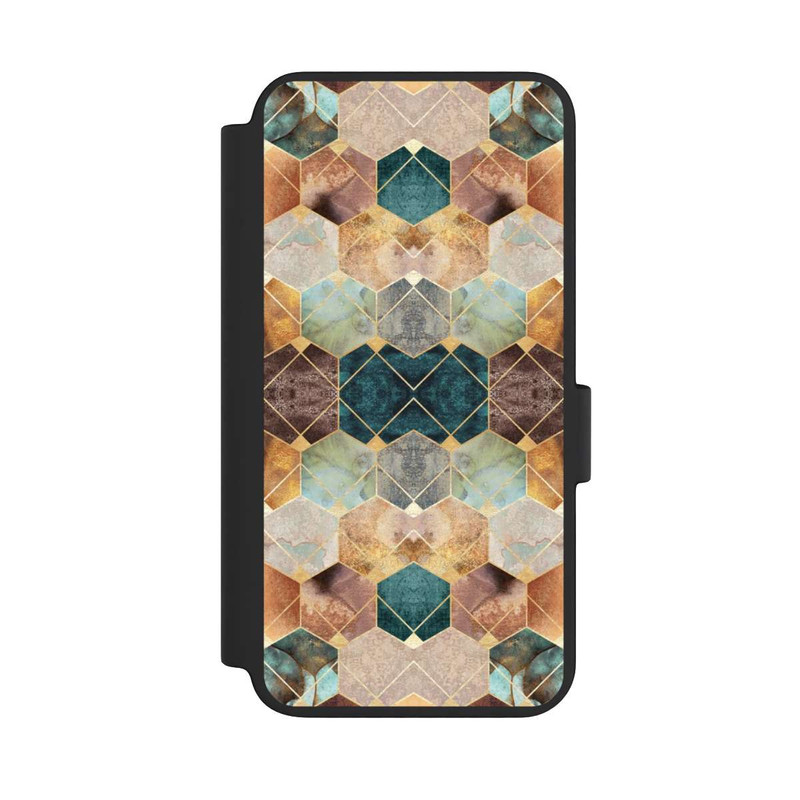Galaxy S23 NIVOflip Hexagones et diamants naturels