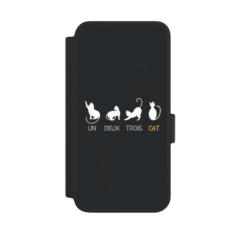 Galaxy S23 NIVOflip Un Deux Trois Cat