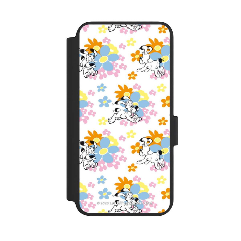 Galaxy S23 NIVOflip Idéfix sur fleurs colorées