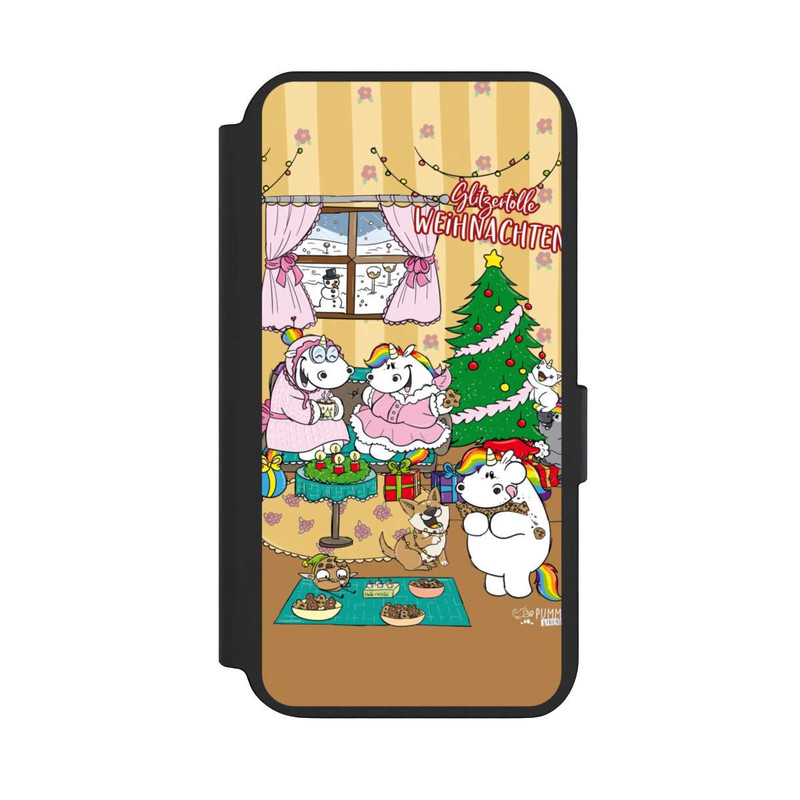 Galaxy S23 NIVOflip Glitzertolle Weihnachten