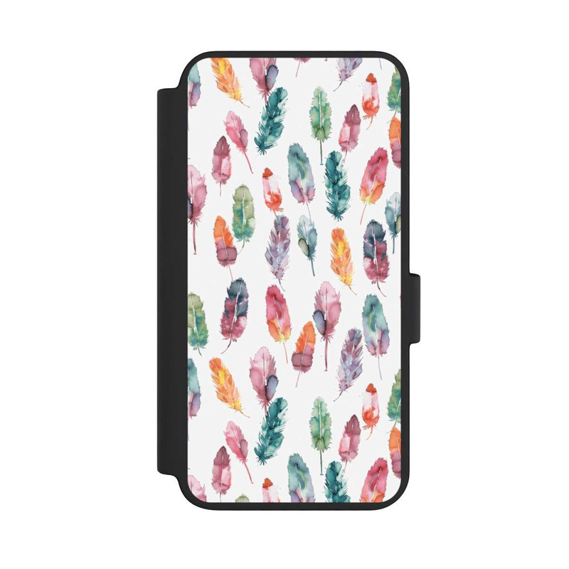 Galaxy S23 NIVOflip Boho Watercolor Feathers