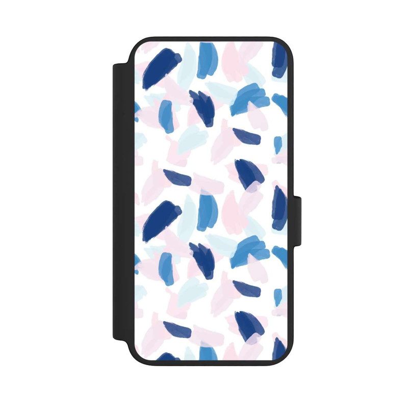 Galaxy S23 NIVOflip Peinture bleue et rose