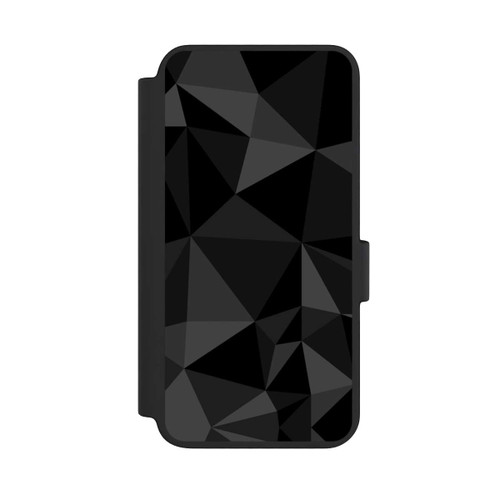 Samsung Galaxy S23 NIVOflip Polygonmuster schwarz