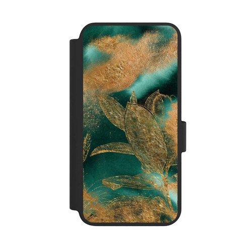Samsung Galaxy S23 NIVOflip Gold und Grün Natur