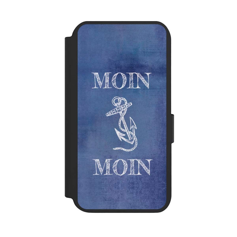 Galaxy S23 NIVOflip Moin Anker grunge blau