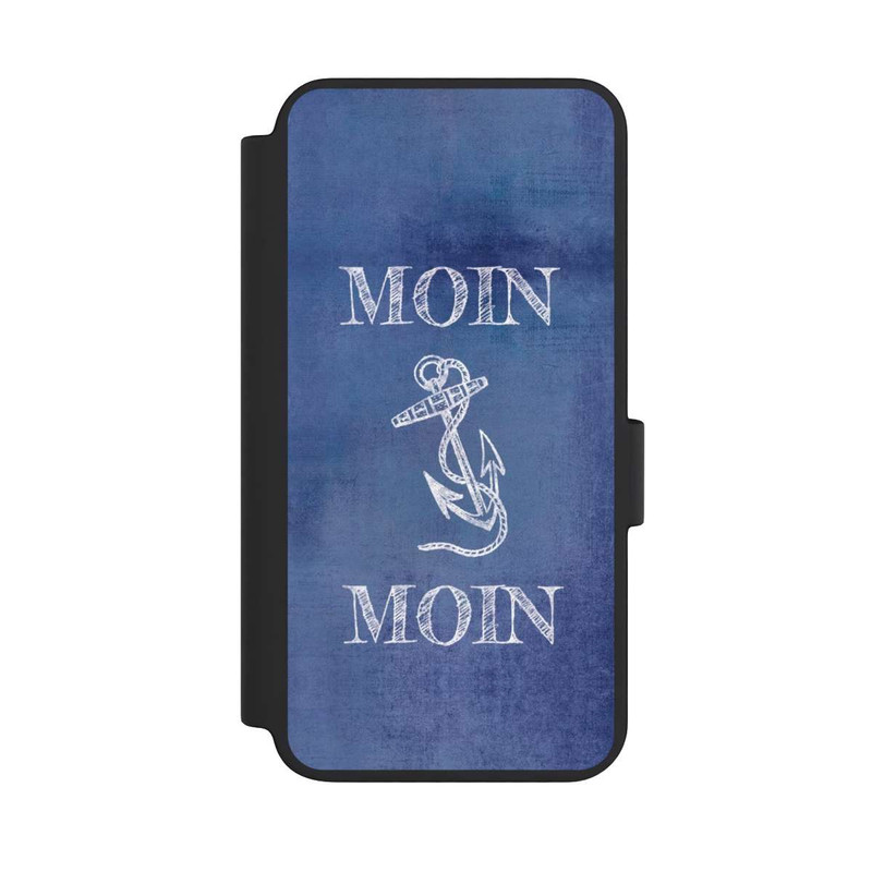 Galaxy S23 NIVOflip Moin Anker grunge blau