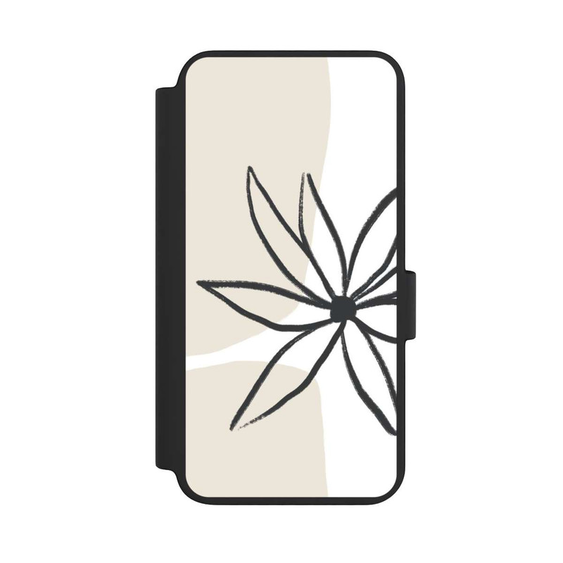 Galaxy S23 NIVOflip Blume und Creme