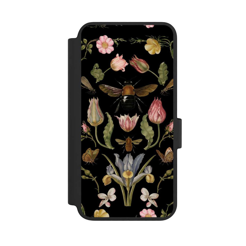 Galaxy S23 NIVOflip Wild Flower and Bee Black