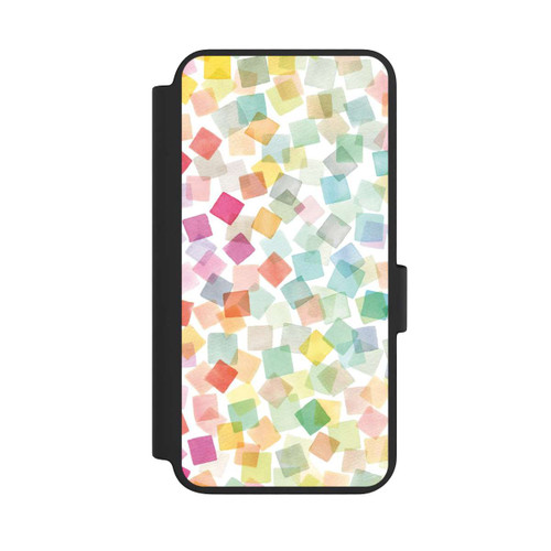 Samsung Galaxy S23 NIVOflip Confetti Geometric Plaids Rainbow