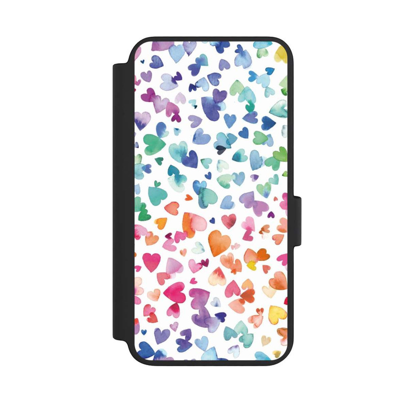 Galaxy S23 NIVOflip Coeurs d'amour aquarelle