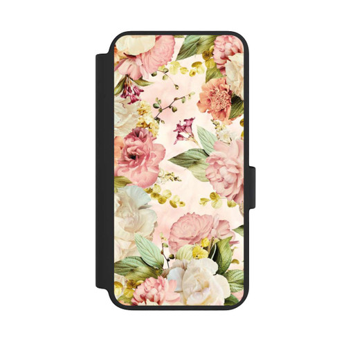 Samsung Galaxy S23 NIVOflip Flower Frame Peonies beige