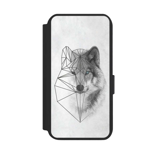 Samsung Galaxy S23 NIVOflip Polygonaler Wolf