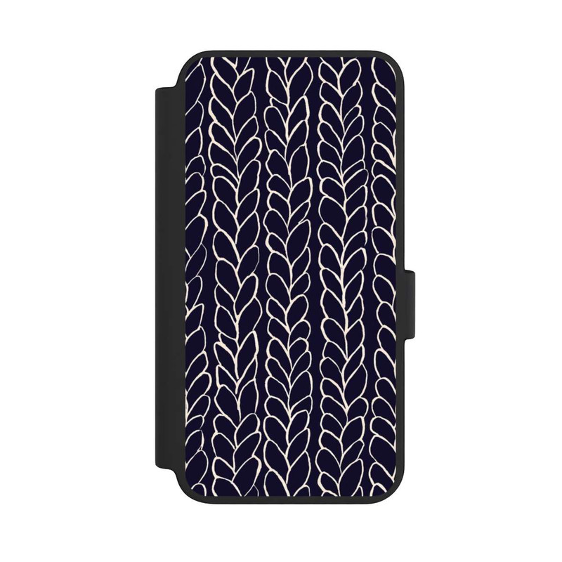 Galaxy S23 NIVOflip Tresses En Laine Dessins Marine
