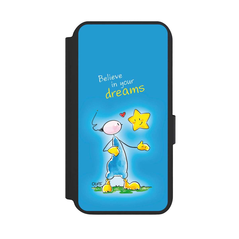 Galaxy S23 NIVOflip Believe In Your Dreams Blau