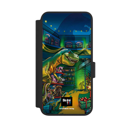 Samsung Galaxy S23 NIVOflip Die Drei Fragezeichen Dino