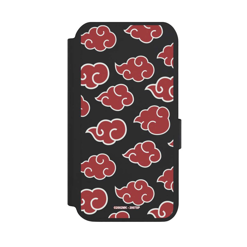 Galaxy S23 NIVOflip Akatsuki Pattern Transparent