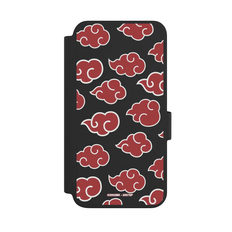 Galaxy S23 NIVOflip Akatsuki Pattern Transparent