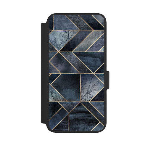 Samsung Galaxy S23 NIVOflip Nature Abstraite Bleu Foncé
