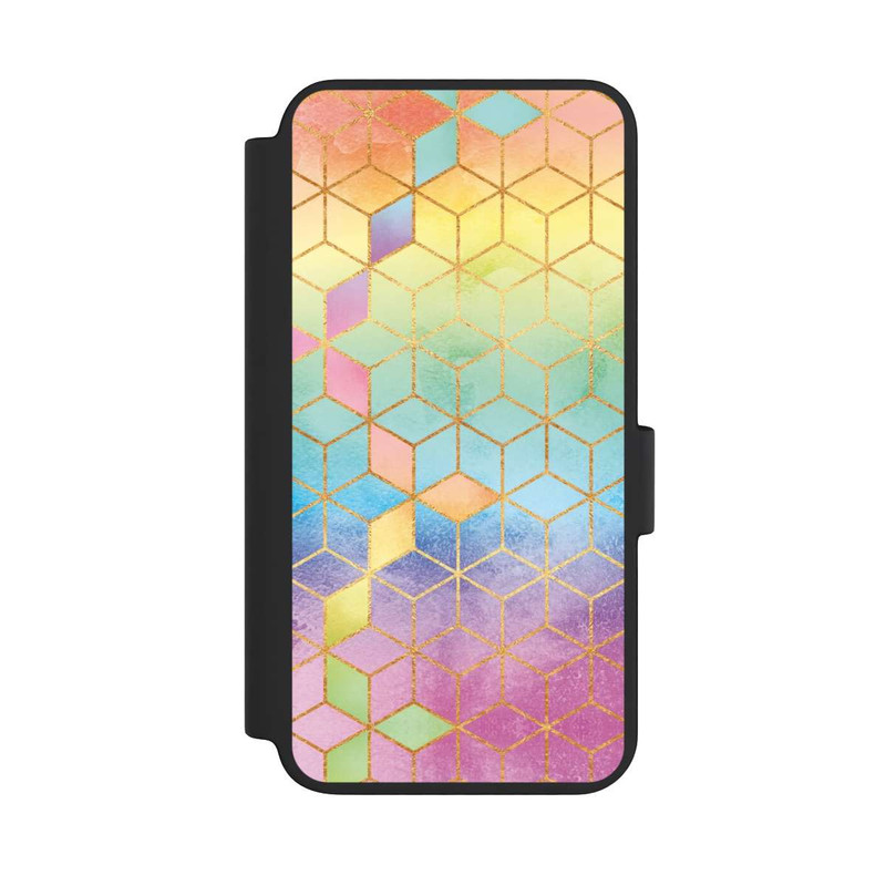 Galaxy S23 NIVOflip Cubes Arcs-en-ciel