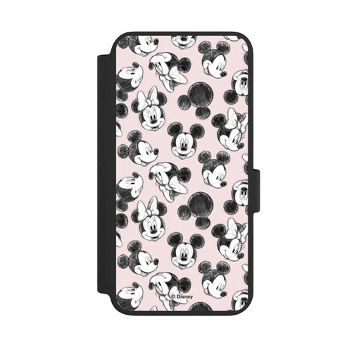 Samsung Galaxy S23 NIVOflip Minnie &amp; Mickey Many Faces Pink