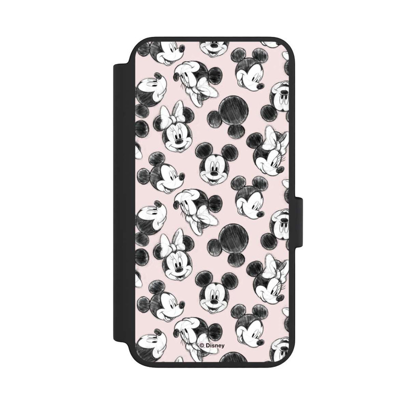 Galaxy S23 NIVOflip Minnie & Mickey Many Faces Pink