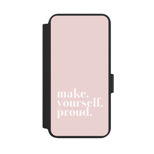 Samsung Galaxy S23 NIVOflip Make Yourself Proud Zitat - Altrosa