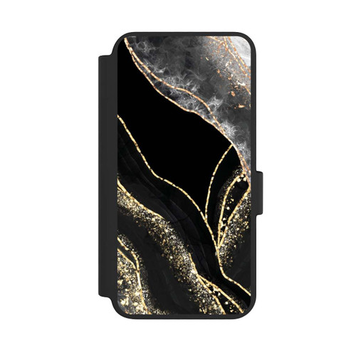 Samsung Galaxy S23 NIVOflip Dark Marble Gold
